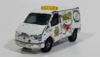 Matchbox 1995 Ford Transit Van White K-9 Patrol Delivery Truck 1/63 Scale Die Cast Toy Car Vehicle