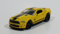 2011 Hot Wheels '10 Ford Shelby GT500 Super Snake Yellow Die Cast Toy Car Vehicle