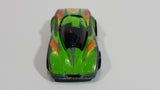 1986 Hot Wheels Crack-Ups Exotic (Top crash) Bangster Green Die Cast Toy Car Vehicle Hong Kong