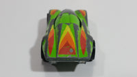 1986 Hot Wheels Crack-Ups Exotic (Top crash) Bangster Green Die Cast Toy Car Vehicle Hong Kong