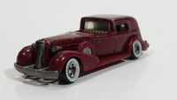 1983 Hot Wheels '35 Classic Caddy Cadillac Maroon Die Cast Toy Car Vehicle