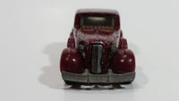 1983 Hot Wheels '35 Classic Caddy Cadillac Maroon Die Cast Toy Car Vehicle