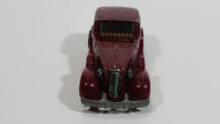 1983 Hot Wheels '35 Classic Caddy Cadillac Maroon Die Cast Toy Car Vehicle