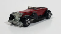 2001 Hot Wheels 1931 Duesenberg Model J ('31 Doozie) Dark Red Die Cast Toy Car Vehicle No. 176