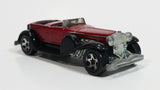 2001 Hot Wheels 1931 Duesenberg Model J ('31 Doozie) Dark Red Die Cast Toy Car Vehicle No. 176