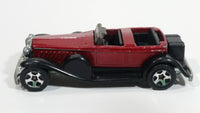 2001 Hot Wheels 1931 Duesenberg Model J ('31 Doozie) Dark Red Die Cast Toy Car Vehicle No. 176