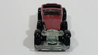 2001 Hot Wheels 1931 Duesenberg Model J ('31 Doozie) Dark Red Die Cast Toy Car Vehicle No. 176