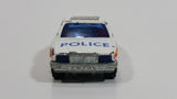 Majorette Jaguar XJ6 White No. 293 Police Cops 1/65 Scale Die Cast Toy Car Emergency Vehicle with Opening Doors