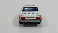 Majorette Jaguar XJ6 White No. 293 Police Cops 1/65 Scale Die Cast Toy Car Emergency Vehicle with Opening Doors