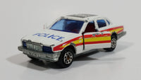 Majorette Jaguar XJ6 White No. 293 Police Cops 1/65 Scale Die Cast Toy Car Emergency Vehicle with Opening Doors