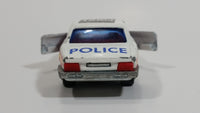 Majorette Jaguar XJ6 White No. 293 Police Cops 1/65 Scale Die Cast Toy Car Emergency Vehicle with Opening Doors