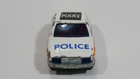 Majorette Jaguar XJ6 White No. 293 Police Cops 1/65 Scale Die Cast Toy Car Emergency Vehicle with Opening Doors