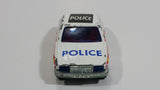 Majorette Jaguar XJ6 White No. 293 Police Cops 1/65 Scale Die Cast Toy Car Emergency Vehicle with Opening Doors