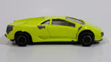 Majorette Lamborghini Diablo Fluorescent Yellow No. 219 1/58 Scale Die Cast Toy Dream Car Vehicle