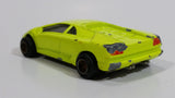 Majorette Lamborghini Diablo Fluorescent Yellow No. 219 1/58 Scale Die Cast Toy Dream Car Vehicle