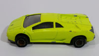 Majorette Lamborghini Diablo Fluorescent Yellow No. 219 1/58 Scale Die Cast Toy Dream Car Vehicle