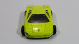 Majorette Lamborghini Diablo Fluorescent Yellow No. 219 1/58 Scale Die Cast Toy Dream Car Vehicle