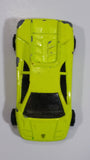 Majorette Lamborghini Diablo Fluorescent Yellow No. 219 1/58 Scale Die Cast Toy Dream Car Vehicle