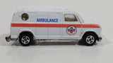 Unknown Brand Ambulance Rescue Van 05 White Die Cast Toy Car Emergency Medic Vehicle