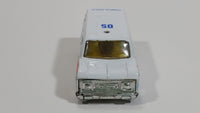 Unknown Brand Ambulance Rescue Van 05 White Die Cast Toy Car Emergency Medic Vehicle