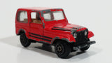 Vintage Jeep CJ-7 Red Die Cast Toy Car Vehicle with Opening Doors