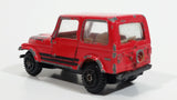 Vintage Jeep CJ-7 Red Die Cast Toy Car Vehicle with Opening Doors