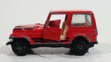 Vintage Jeep CJ-7 Red Die Cast Toy Car Vehicle with Opening Doors
