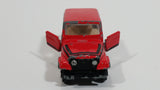 Vintage Jeep CJ-7 Red Die Cast Toy Car Vehicle with Opening Doors