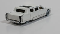 1991 Hot Wheels Limozeen White Die Cast Toy Car Limousine Limo Vehicle