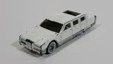 1991 Hot Wheels Limozeen White Die Cast Toy Car Limousine Limo Vehicle