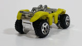 2010 Hot Wheels Spider Rider Yellow Die Cast Toy Car Vehicle