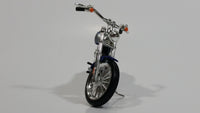 2005 Hallmark Harley Davidson Motor Cycle Dark Blue Die Cast Christmas Ornament Vehicle