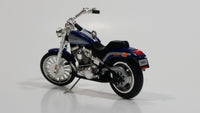 2005 Hallmark Harley Davidson Motor Cycle Dark Blue Die Cast Christmas Ornament Vehicle