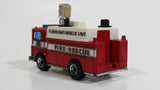 Matchbox Mack Auxiliary Power Truck Flood Light Rescue Unit Fire Truck 1/84 Scale Die Cast Toy Car Vehicle