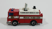 Matchbox Mack Auxiliary Power Truck Flood Light Rescue Unit Fire Truck 1/84 Scale Die Cast Toy Car Vehicle