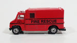 Maisto Ambulance Fire Rescue Red Die Cast Toy Emergency Response Rescue Vehicle