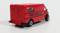 Maisto Ambulance Fire Rescue Red Die Cast Toy Emergency Response Rescue Vehicle