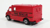 Maisto Ambulance Fire Rescue Red Die Cast Toy Emergency Response Rescue Vehicle