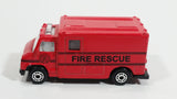 Maisto Ambulance Fire Rescue Red Die Cast Toy Emergency Response Rescue Vehicle