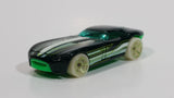 2014 Hot Wheels HW Race Night Storm Fast FeLion Metalflake Midnight Green Die Cast Toy Car Vehicle