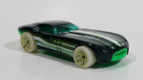 2014 Hot Wheels HW Race Night Storm Fast FeLion Metalflake Midnight Green Die Cast Toy Car Vehicle