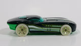 2014 Hot Wheels HW Race Night Storm Fast FeLion Metalflake Midnight Green Die Cast Toy Car Vehicle