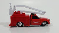 Maisto Fire Truck "Dept Incendie" Red Die Cast Toy Bucket Rescue Emergency Vehicle