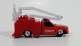 Maisto Fire Truck "Dept Incendie" Red Die Cast Toy Bucket Rescue Emergency Vehicle