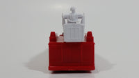 Maisto Fire Truck "Dept Incendie" Red Die Cast Toy Bucket Rescue Emergency Vehicle