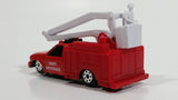 Maisto Fire Truck "Dept Incendie" Red Die Cast Toy Bucket Rescue Emergency Vehicle