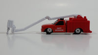 Maisto Fire Truck "Dept Incendie" Red Die Cast Toy Bucket Rescue Emergency Vehicle