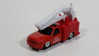 Maisto Fire Truck "Dept Incendie" Red Die Cast Toy Bucket Rescue Emergency Vehicle