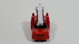 Maisto Fire Truck "Dept Incendie" Red Die Cast Toy Bucket Rescue Emergency Vehicle