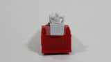 Maisto Fire Truck "Dept Incendie" Red Die Cast Toy Bucket Rescue Emergency Vehicle